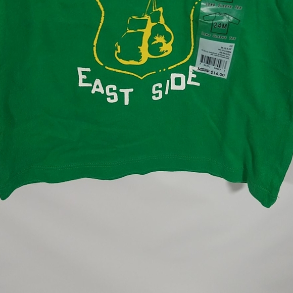 Boys Long Sleeve Tee Top Oshkosh B'gosh 24M Green - Picture 7 of 8